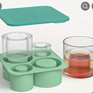 Green Silicone Ice Mold Set